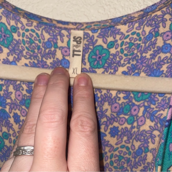 Vintage Spell & The Gypsy Xanadu Boho Gown Dress Size XL RARE HTF Dress - Picture 9 of 14